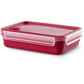 Emsa Frischhaltedose rechteckig rot 16,3 x 5,8 x 22,5 cm 1,2 l
