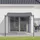 Outsunny Gartenpavillon 297 x 297 cm grau