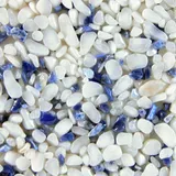Terralith Edelsteinteppich Sodalith / Bianco 1 qm -außen-