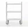 ROLLCART Bürowagen 80 x 110 x 38 cm grau/weiß