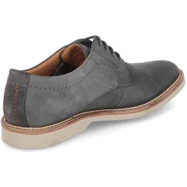 CLARKS Atticus Lt Lace Oxford, Dunkelgraues Nubuk, 43 EU