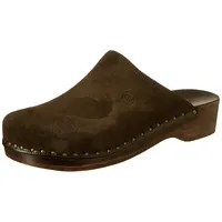 Berkemann Velours-Toeffler Unisex-Erwachsene Clogs, Braun (Braun), 41.5