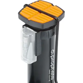 Prophete Fußpumpe schwarz mit Manometer