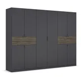 Rauch Ticao, Drehtürenschrank Kleiderschrank, Schrank mit 2 Schubladen,