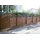 Andrewex Sichtschutzelement Toulon 180 x 150 cm Braun Holz
