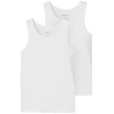 NAME IT Unterhemd NKMTANK TOP 2P weiß 158/164