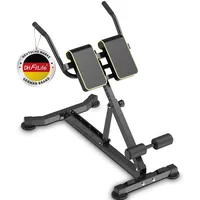 DH FitLife 5in1 Rückenstrecker, Bauchmuskeltrainer & Rückentrainer, Hyperextension Bank,