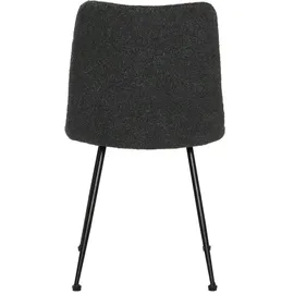 SIT Möbel 4-Fußstuhl Polyester schwarz 2er Set