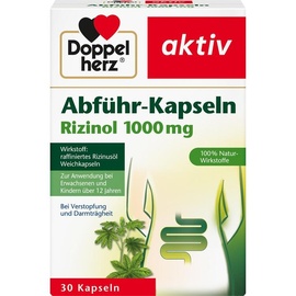 Doppelherz Rizinol 1000 mg Abführ-Kapseln 30 St.