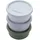 Fackelmann Snacking-Boxen 3er-Set 3,3 x 8 cm grün