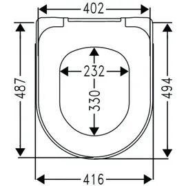 Villeroy & Boch Subway 2.0 WC-Sitz Weiß Alpin