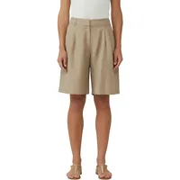 S.Oliver - Bermuda aus Leinenmix Damen, braun, 44