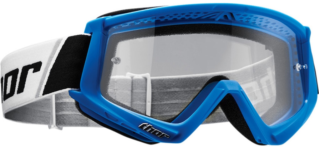 Thor Combat Motorcrossbril, blauw, Eén maat