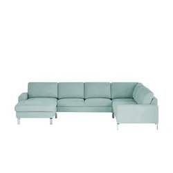 Max Schelling Wohnlandschaft  Maximum , blau , Maße (cm): B: 333 H: 86 T: 253.0