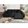 luma-home Cord Ecksofa Schlaffunktion ausziehbar Bettkasten Polsterecke L-Couch in Schwarz & Schwarz