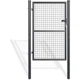 casanoov Gartentor 106 x 156 cm Grau/Metall