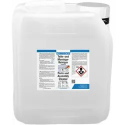 WEICON Teile- und Montagereiniger, Spezialreiniger mit hohem Flammpunkt, 5 L, farblos, transparent