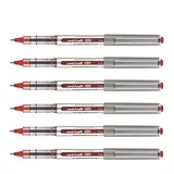 Uni-Ball Tintenroller, flüssig, 0.7 mm, Rot, 6 Stück