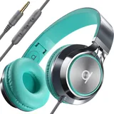 ARTIX ARTIX® Kopfhörer mit Kabel und Mikrofon, Faltbar und tragbar, Premium 90% Kopfhörer Noise Cancelling, Bügelkopfhörer mit Kabel Jack Aux 3.5 mm, Lautstärkeregler für PC, Handy und Laptop CL750