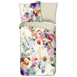 Muller Textil Wendebettwäsche Novara Mehrfarbig 135 x 200 cm + 80 x 80 cm