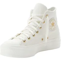 Converse CHUCK TAYLOR ALL STAR LIFT PLATFORM GOLD in Weiss, 39