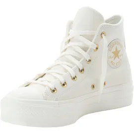 Converse CHUCK TAYLOR ALL STAR LIFT PLATFORM GOLD in Weiss, 39