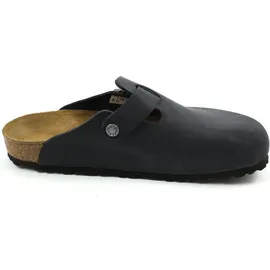 Birkenstock Boston Nubukleder geölt schwarz 43