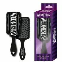 Cerdá Haarbürste Wednesday Haarbürste Rechteckige Entwirrbürste schwarz