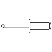 Industrial Quality Supplies Blindniete 5 x 12 Alu Lackierung