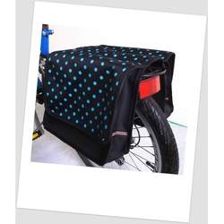Baby-Joy Fahrradtasche Kinder-Fahrradtasche JOY Satteltasche Gepäckträgertasche Fahrradtasche blau