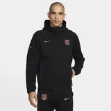 Nike Herren FCB M Nk Tch FLC Fz Wr HDY Top, Black/Club Gold, L EU