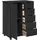 vidaXL Rollcontainer 63,5 x 39 x 79 cm Schwarz
