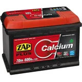 ZAP CALCIUM PLUS 12V, 70Ah, 600A Starterbatterie 12V 70Ah  570 38