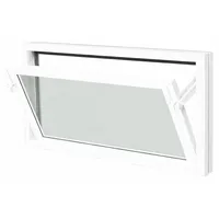 Kunststoffkellerfenster weiß oder braun mit Acrylglas 5 mm 500 x 1000 braun