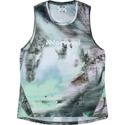 NNormal Herren Race Tank Nature AI Print bunt