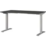 Germania Schreibtisch Jet grau / Silber