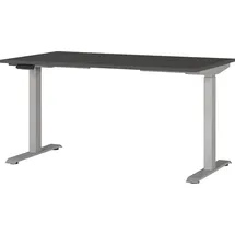 Germania Schreibtisch Jet grau / Silber