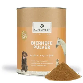 Paws & Patch Bierhefe Pulver für Hunde, Katzen und Pferde 500 g