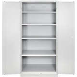 ADB Stahlschrank 40752 lichtgrau 92,0 x 60,0 x 195,0 cm, aufgebaut