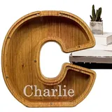 puzzlegame Klares Sparglas | Große Münzbank mit Buchstaben aus - transparente Spardose, transparente Spardose, Weihnachtsgeburtstagsgeschenk für Kleinkinder, und Mädchen