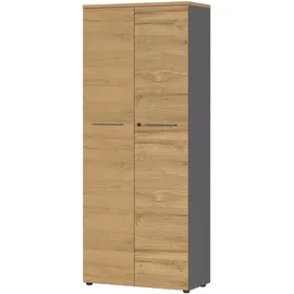 Germania Agenda Aktenschrank 80 x 40 x 197 cm grau