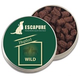 Escapure Hunde Leckerli Dose | Wild Hupferl 50g | Wild Hupferl in Premium Qualität | 98% Muskelfleisch | ohne künstliche Zusatzstoffe und frei von Getreide