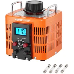 VEVOR 2000VA Variabler Spannungstransformator 6,6A 0-300V Spannungsregler LCD CE