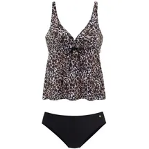 LASCANA Bügel-Tankini Damen Braun 38 Cup D