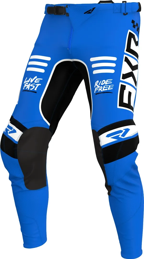 FXR Podium Gladiator 2024 Motocross Hose, schwarz-blau, Größe 34 für Männer