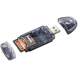 Hama 00124194 Kartenleser USB Anthrazit