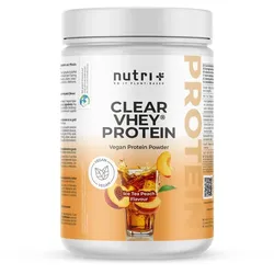 nutri+ Clear Vhey Protein Pulver - Ice Tea Peach 400 g