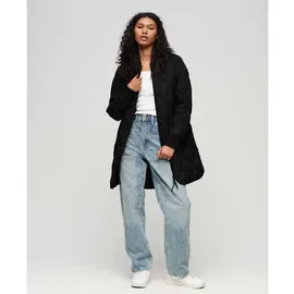 Superdry Long Liner Fleece Schwarz M