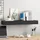 vidaXL Schweberegal mit Schublade 80 x 25 x 8 cm Schwarz