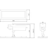 Deko-Light 3-Phasenleuchte Panel TRACK LIGHT, 20W, 4000K, 2200lm, UGR 28, IP20, weiß,